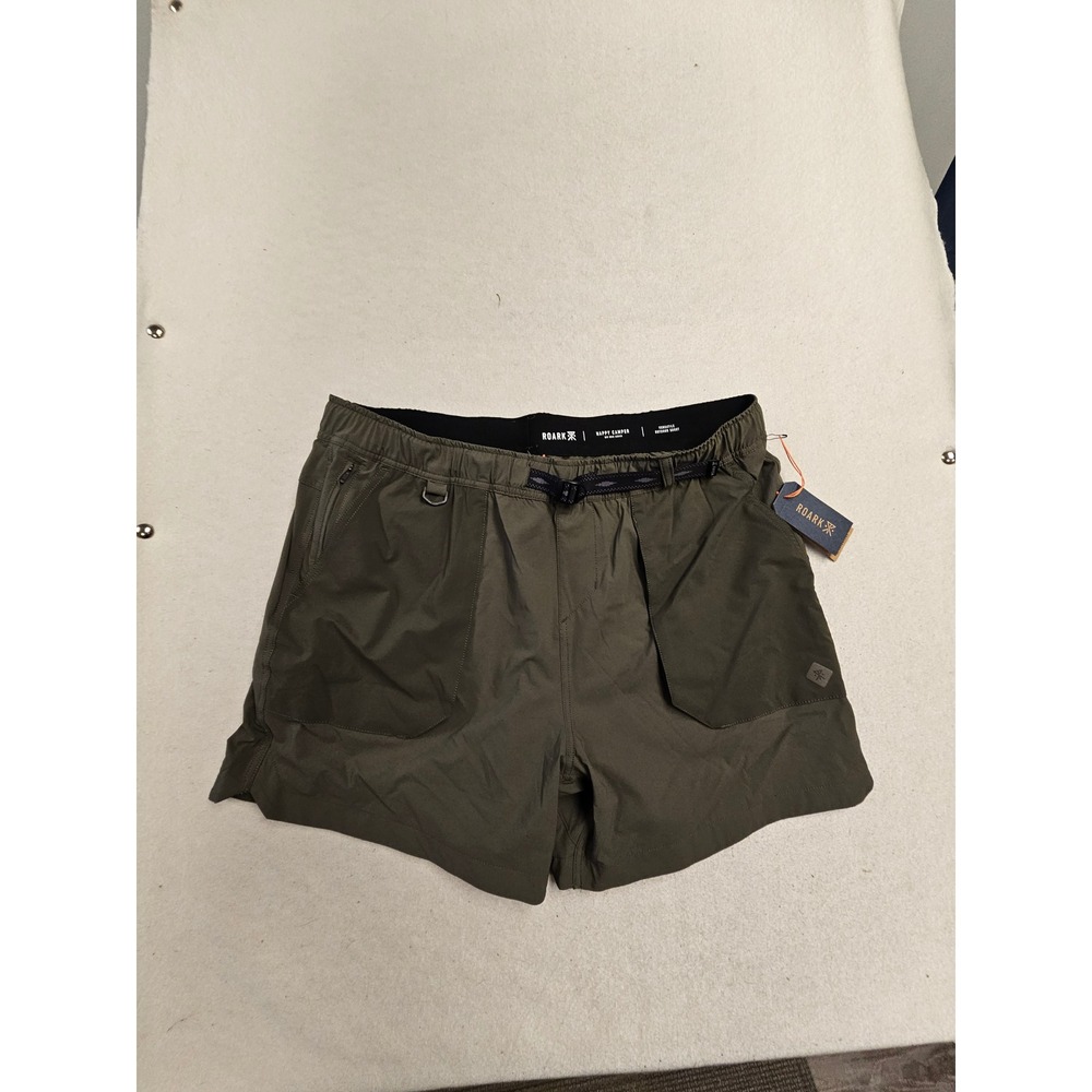 Roark Happy Camper Off Grid Short‎ Military Green XXL RS360 Outdoor Hiking 16in